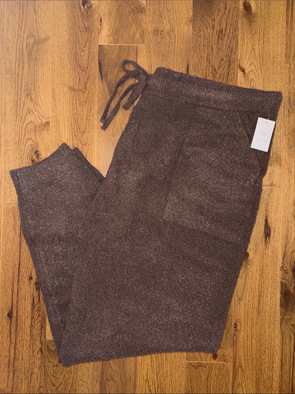 Women’s Auden Sweater Knit Joggers in Brown NWT 2X